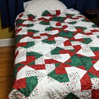 Christmas Quilt 69" by 80 1/2 "
