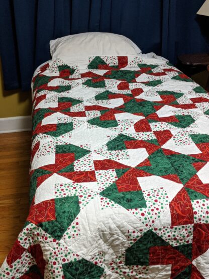 Christmas Quilt 69" by 80 1/2 "